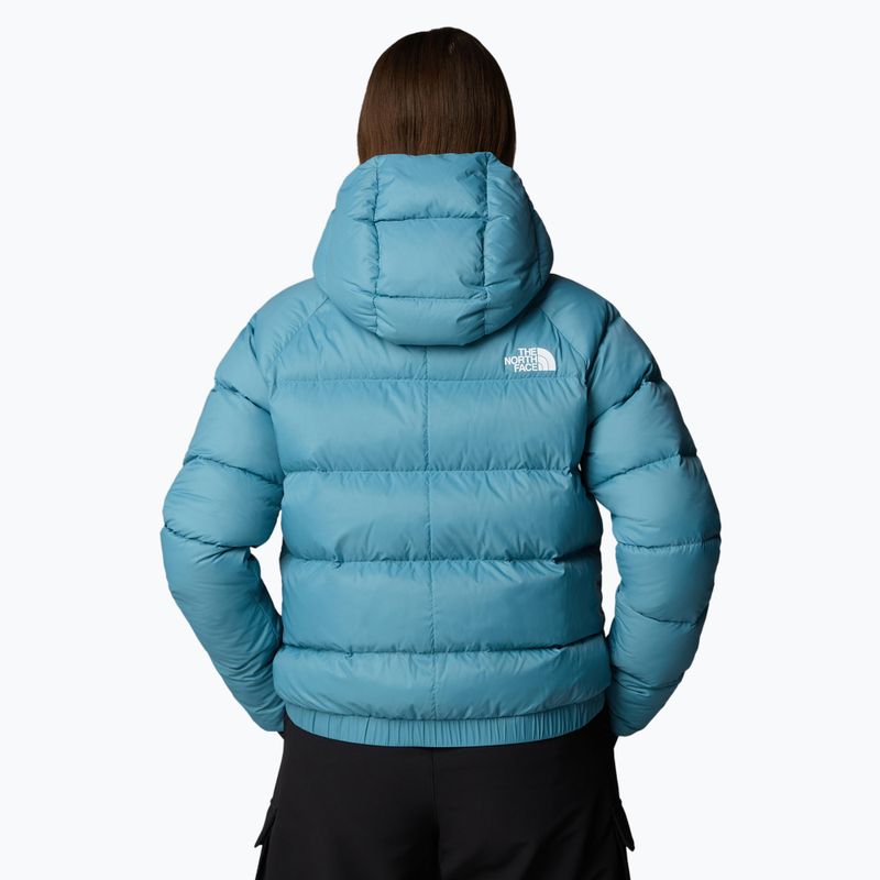 Women's down jacket The North Face Hyalite Down Hoodie algae blue 3