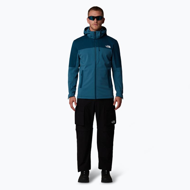 Men's softshell jacket The North Face Diablo Softshell Detachable Hood midnight petrol/mallard 2