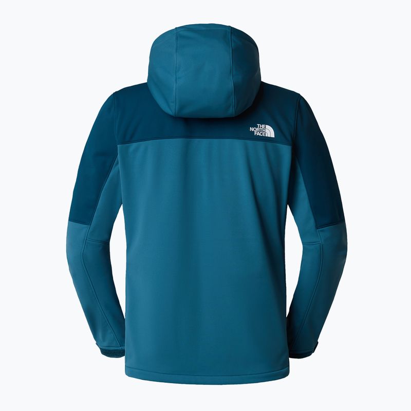 Men's softshell jacket The North Face Diablo Softshell Detachable Hood midnight petrol/mallard 6