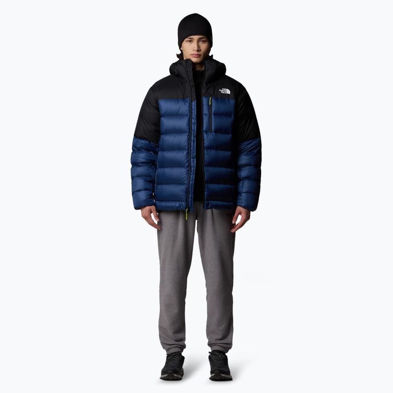 Men's down jacket The North Face Kalix Down Hoodie shady blue/black 2