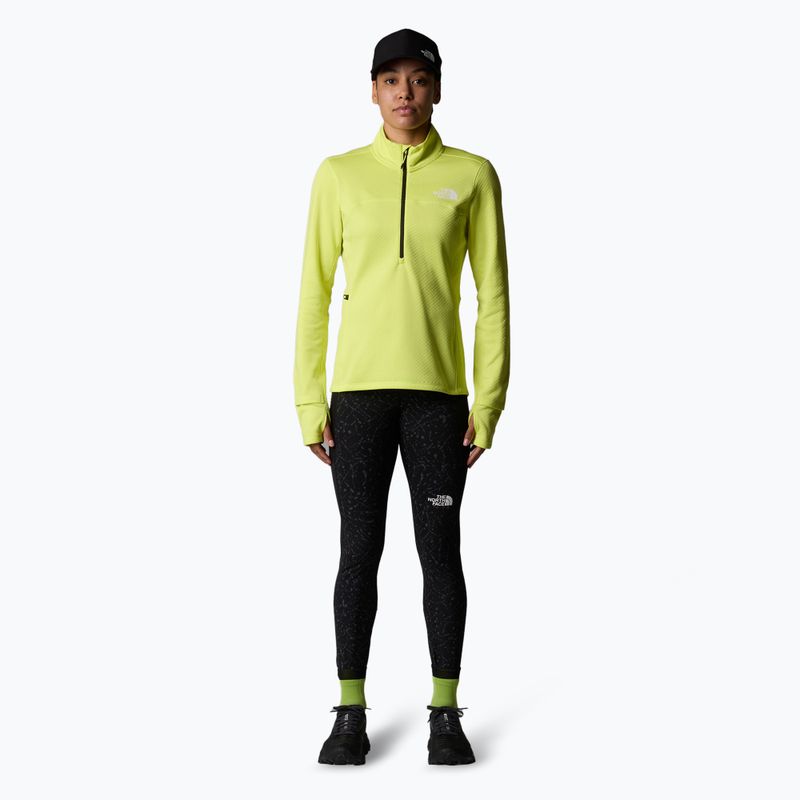 Women's running sweatshirt The North Face Winter Warm Pro 1/4 Zip firefly yellow 2