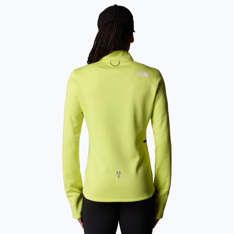 Women's running sweatshirt The North Face Winter Warm Pro 1/4 Zip firefly yellow 3