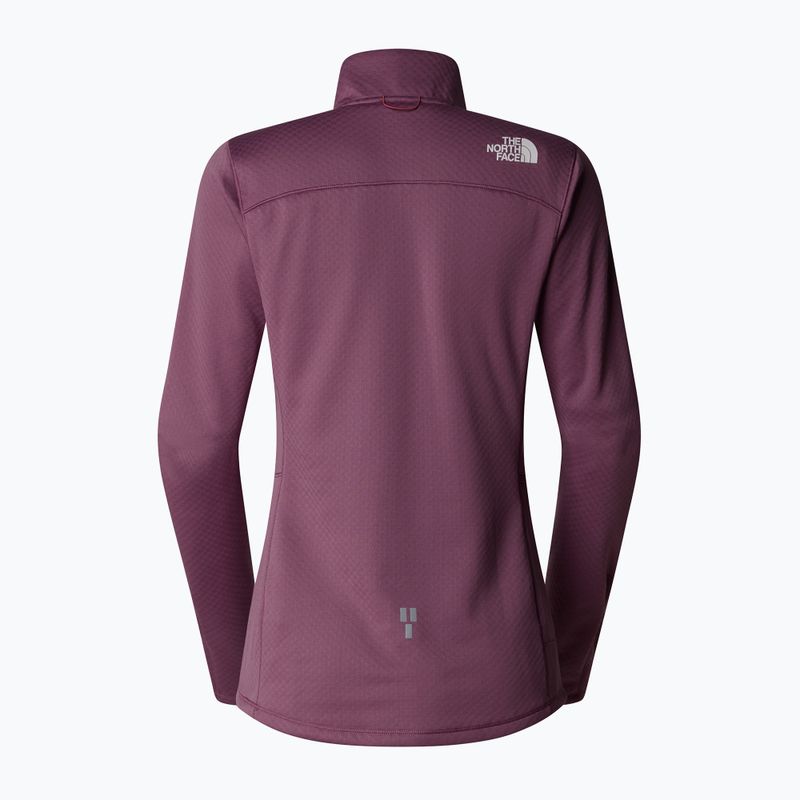 Women's running sweatshirt The North Face Winter Warm Pro 1/4 Zip midnight mauve 5