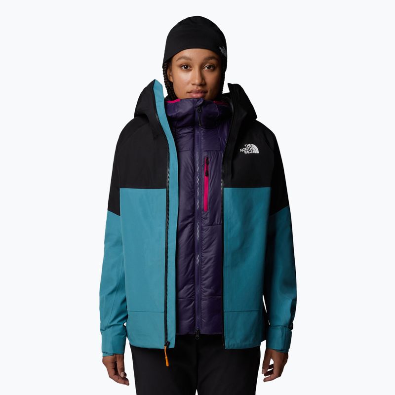 Women's rain jacket The North Face Jazzi 3L Gtx algae blue / black 4