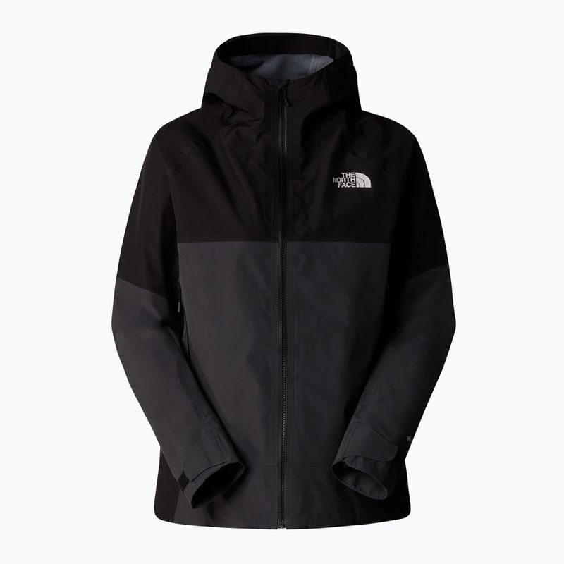 Women's rain jacket The North Face Jazzi 3L Gtx anthracite grey / black 5