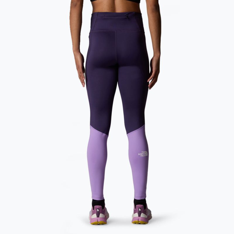 Women's running leggings The North Face Trail Run enternal purple/purple granite 3