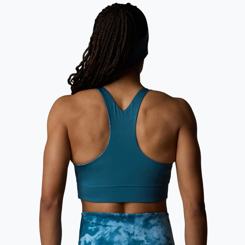 The North Face Flex Reversible mallard blue micro half training bra 2