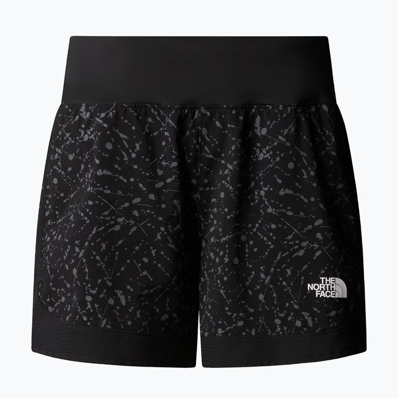 Women's running shorts The North Face Sunriser 4" tnf black traverse print