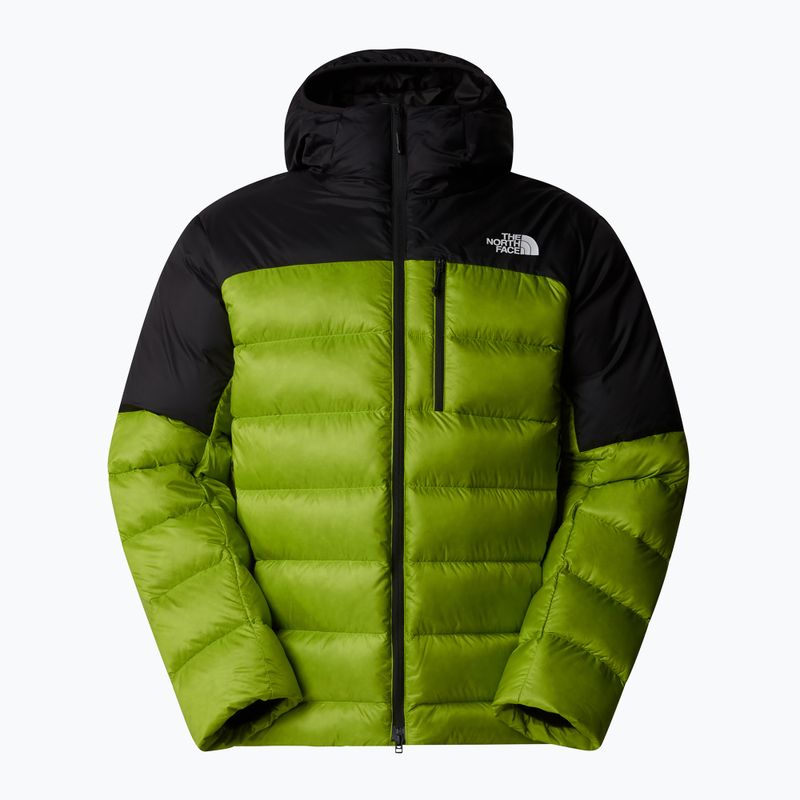 Men's down jacket The North Face Kalix Down Hoodie meadow grass/black 5