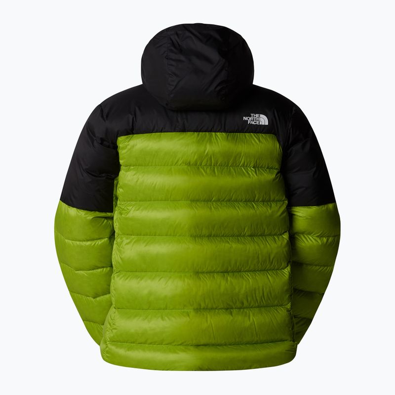 Men's down jacket The North Face Kalix Down Hoodie meadow grass/black 6