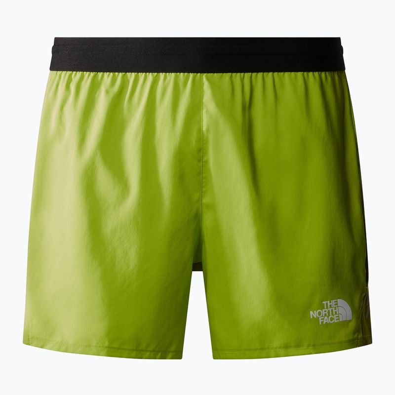 Men's The North Face Breeze 5" meadow grass/oak green running shorts 4