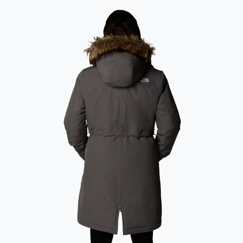 Women's down coat The North Face Zaneck Parka smoked pearl 3