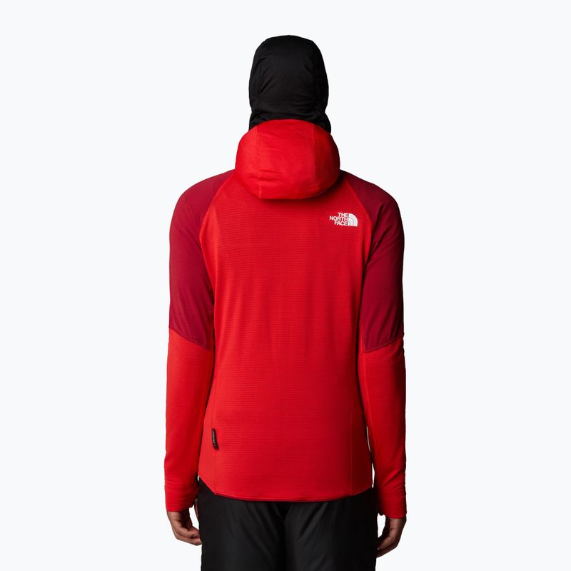 Men's The North Face Bolt Polartec Hoodie high risk red/garnet red 3