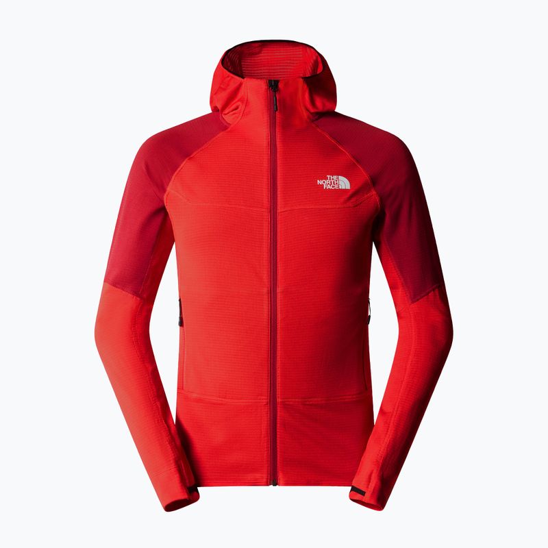 Men's The North Face Bolt Polartec Hoodie high risk red/garnet red 5