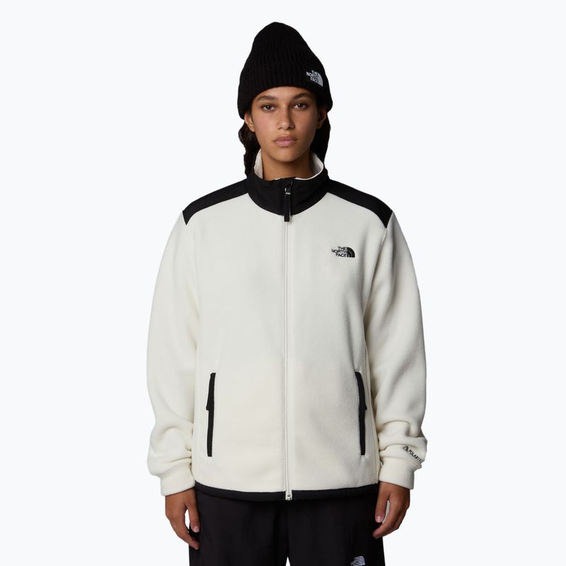 Women's sweatshirt The North Face Alpine Polartec 200 FZ white dune/black