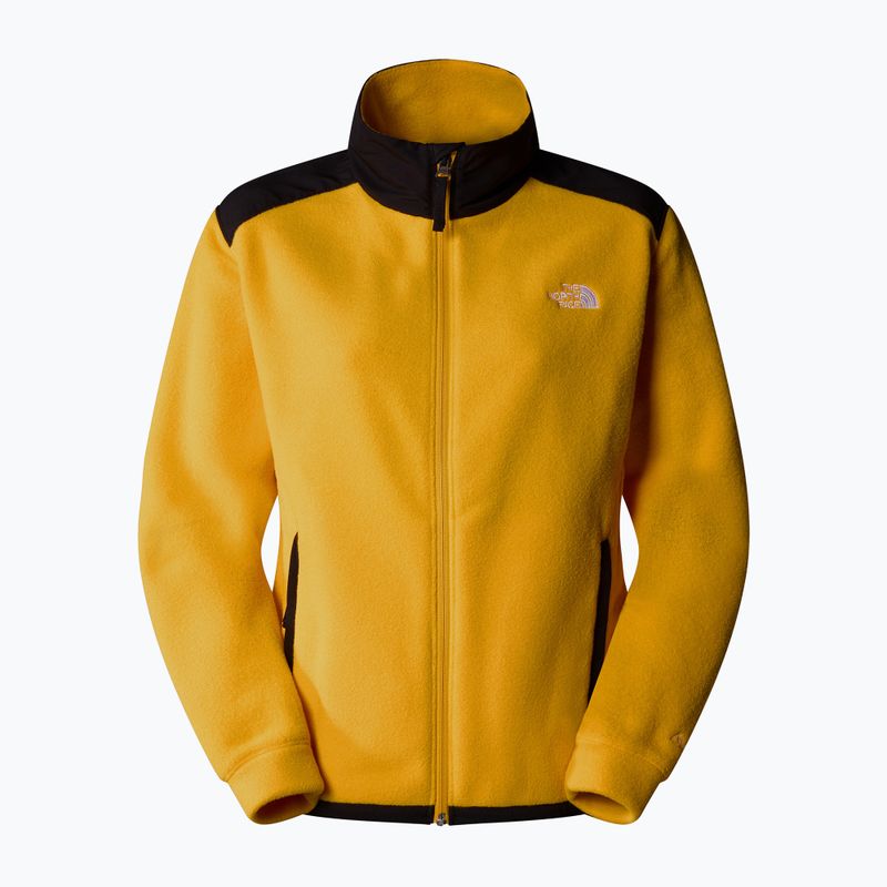 Women's sweatshirt The North Face Alpine Polartec 200 FZ summit gold/black 5