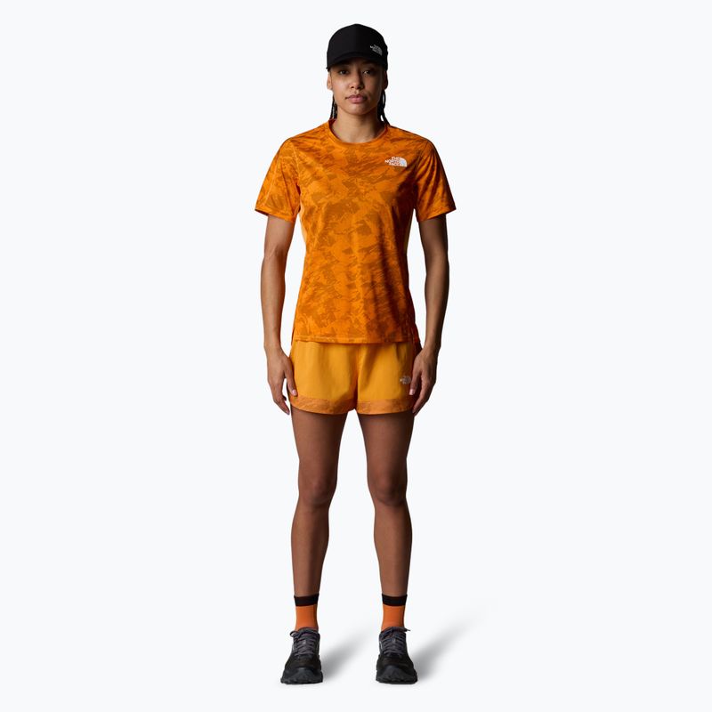 Women's running shirt The North Face Sunriser apricot glaze mountain 2