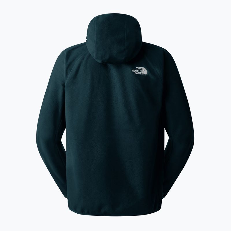 Men's The North Face 100 Glacier Hoodie midnight petrol 2