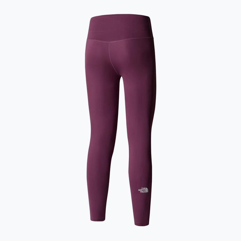 Women's running leggings The North Face Flex 25In Tight midnight mauve 5