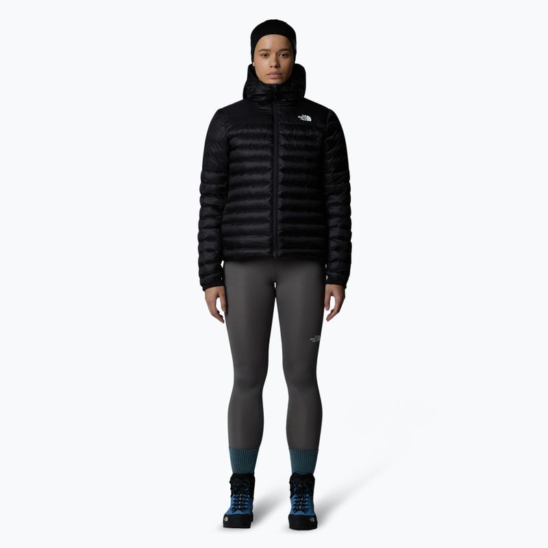 Women's down jacket The North Face Terra Peak Hoodie black 2