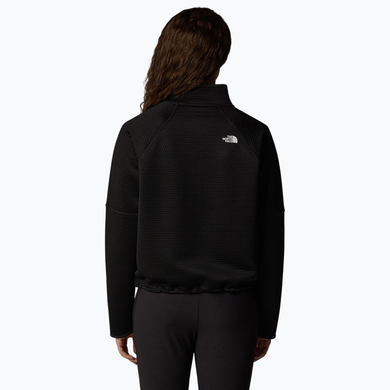 Women's trekking sweatshirt The North Face Vertical Thermal 1/4 Zip black 3