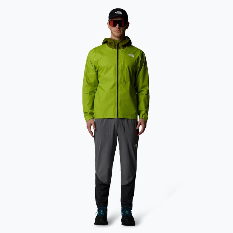 Men's The North Face Higher Run Rain meadow grass running jacket 2