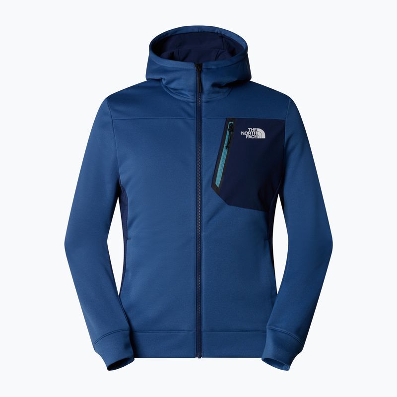 Men's The North Face Mountain Athletics Full Zip Fleece sweatshirt shady blue/ summit navy 5