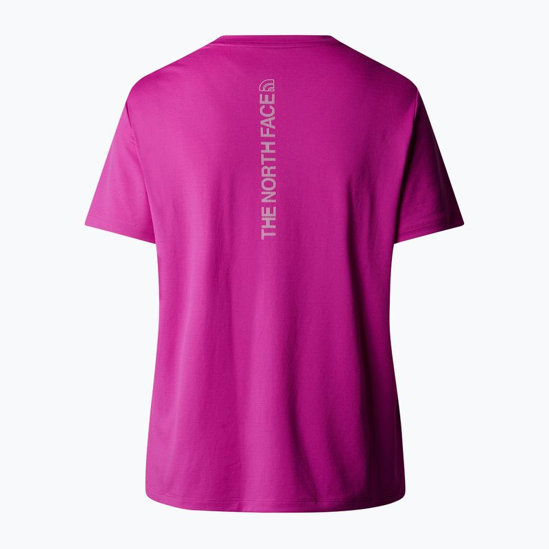 Women's trekking t-shirt The North Face Flex Graphic deep mulberry 5