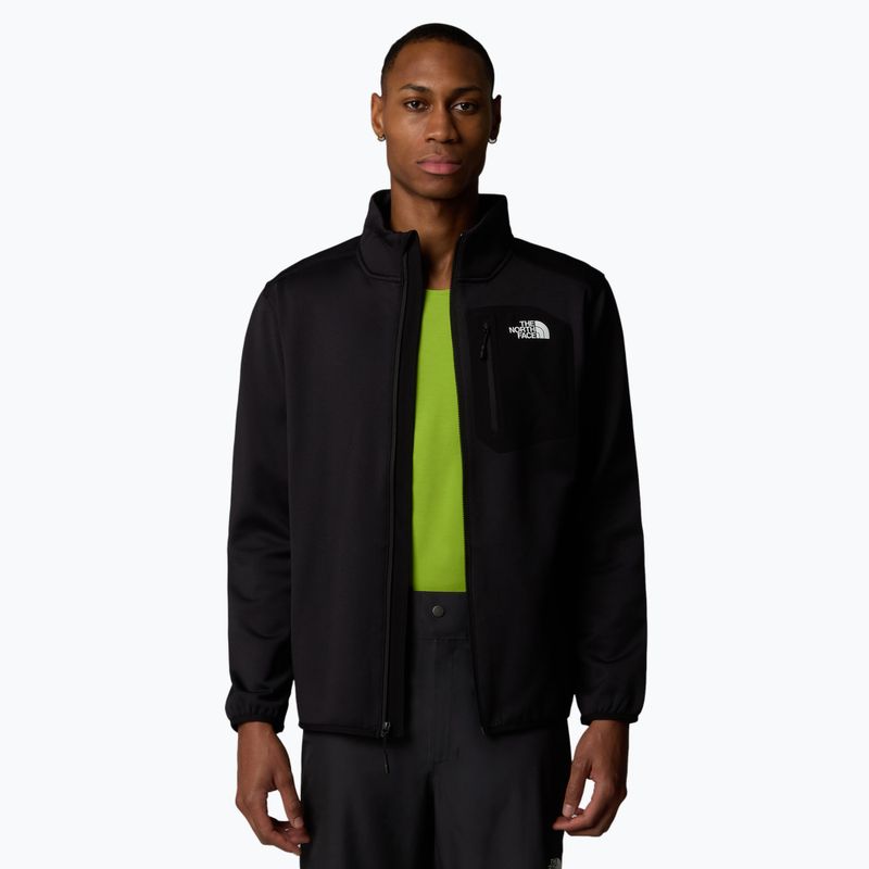 Men's sweatshirt The North Face Crest FZ black 4