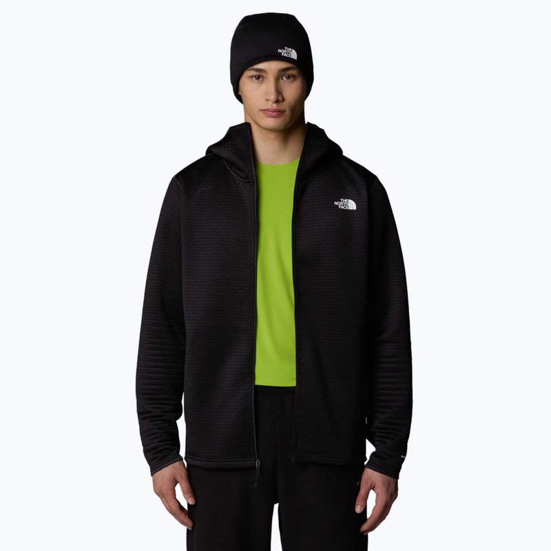 Men's trekking sweatshirt The North Face Vertical Thermal FZ Hoodie black 4