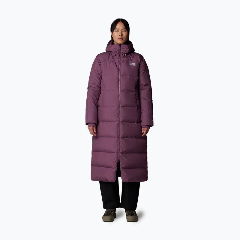 Women's down coat The North Face Triple C Parka midnight mauve 3