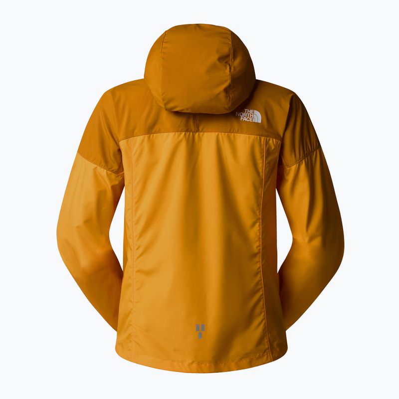 Women's running jacket The North Face Higher Run Wind apricot glaze/iron citrus 6