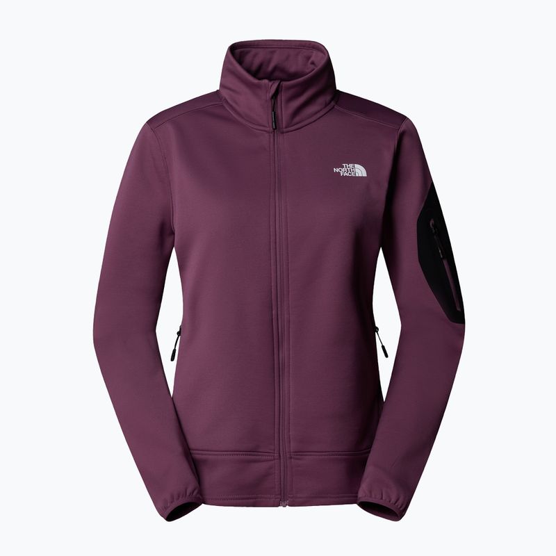 The North Face women's Mistyescape midnight mauve/ black sweatshirt