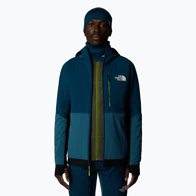 Men's hybrid jacket The North Face Binntal Hybrid Ventrix Hoodie mallard blue/midnight 4