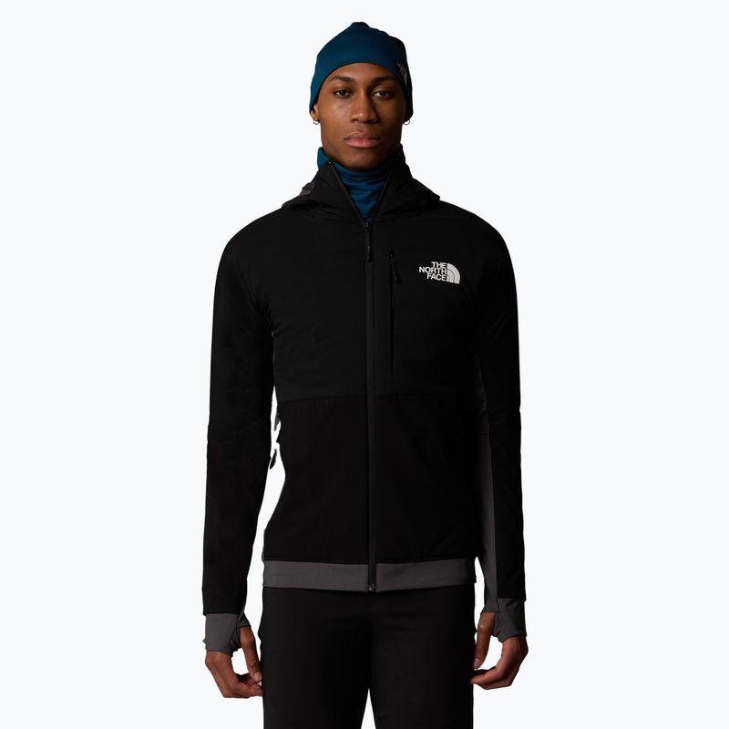 Men's hybrid jacket The North Face Binntal Hybrid Ventrix Hoodie black/black/ant