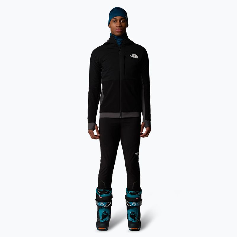 Men's hybrid jacket The North Face Binntal Hybrid Ventrix Hoodie black/black/ant 2