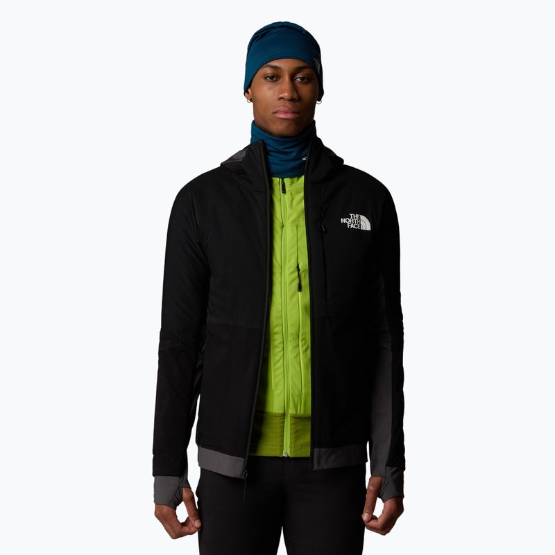 Men's hybrid jacket The North Face Binntal Hybrid Ventrix Hoodie black/black/ant 4