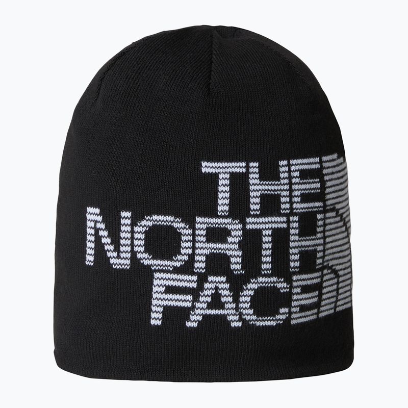 Men's winter cap The North Face Reversible Highline black camo print 2