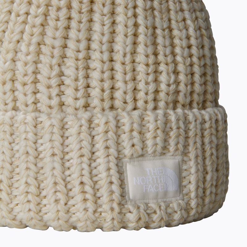 Men's winter cap The North Face Cozy Chunky Cabin gardenia white/gravel 2