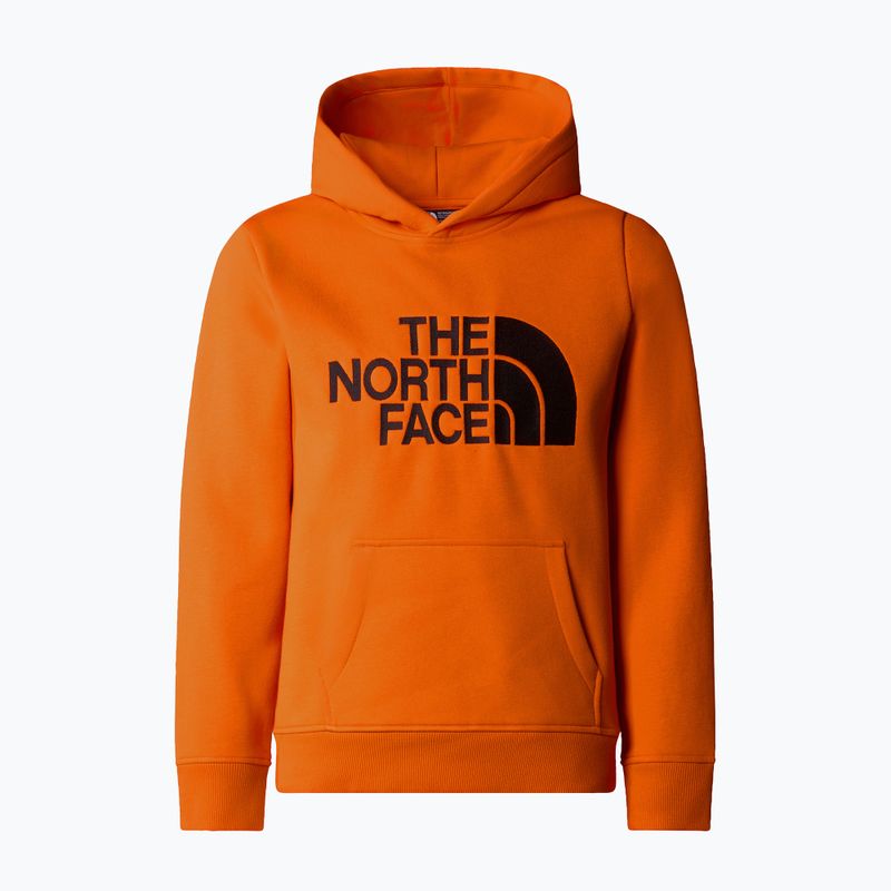 The North Face Drew Peak P/O Hoodie orange children's sweatshirt 4