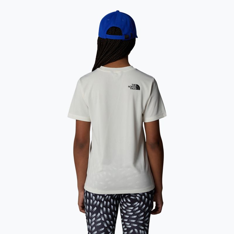 The North Face Reaxion white dune children's t-shirt 3