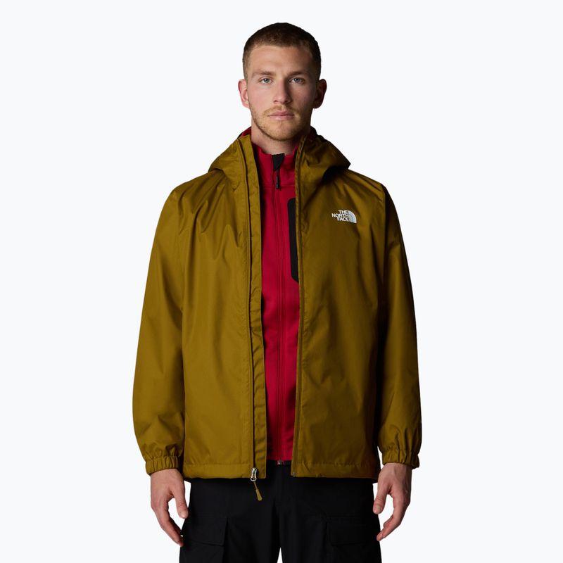 Men's rain jacket The North Face Quest mossy green 4