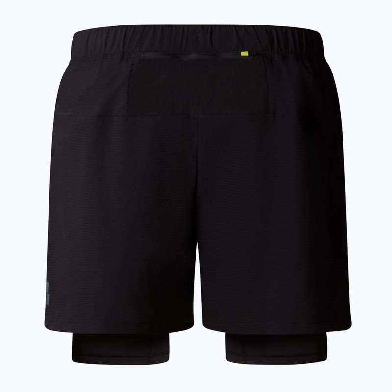 Men's running shorts The North Face Sunriser 2IN1 6" tnf black/tnf black traverse print 5