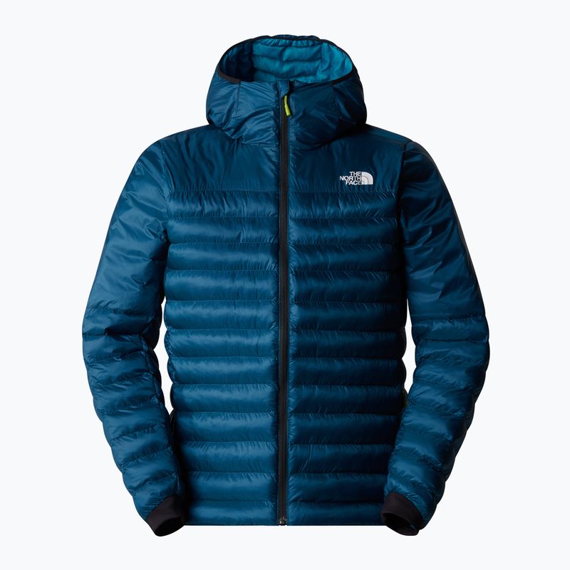 Men's down jacket The North Face Terra Peak Hoodie midnight petrol 5