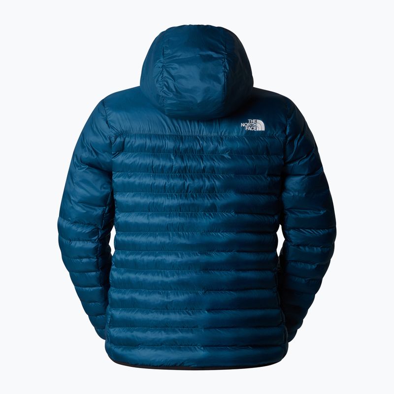 Men's down jacket The North Face Terra Peak Hoodie midnight petrol 6