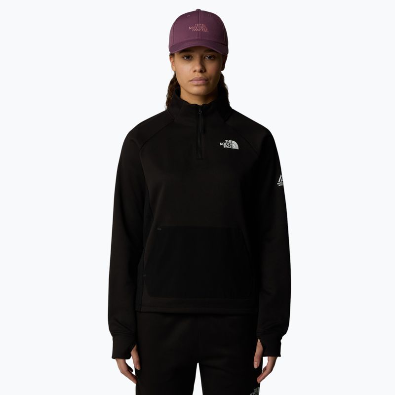 Women's sweatshirt The North Face Mountain Athletics Fleece 1/4 Zip black