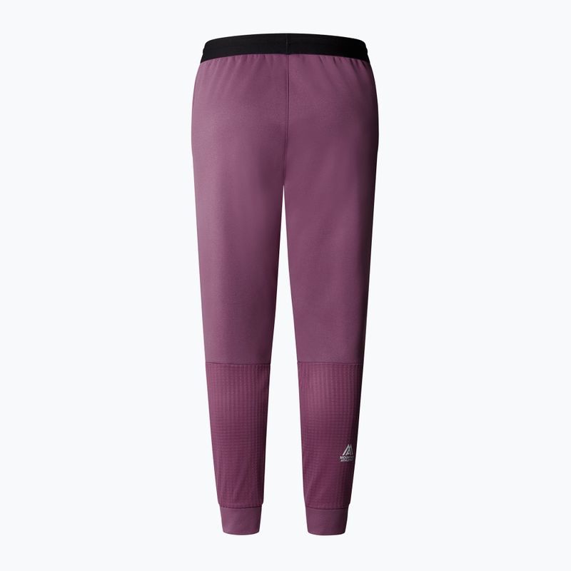 Women's trousers The North Face Mountain Athletics Fleece midnight mauve 5