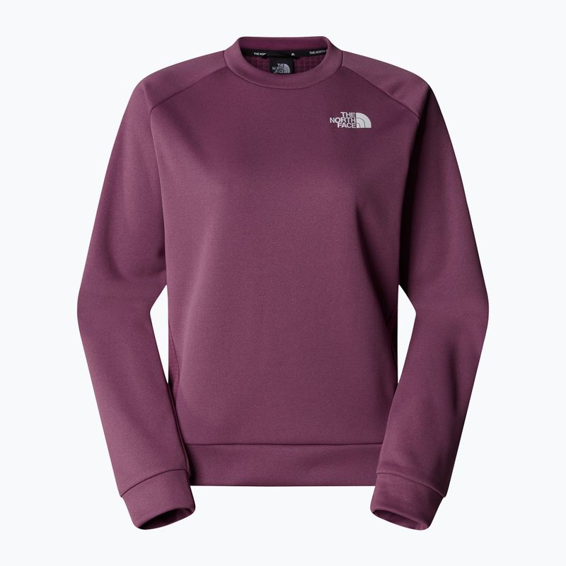 Women's The North Face Mountain Athletics Fleece Crew midnight mauve sweatshirt 4