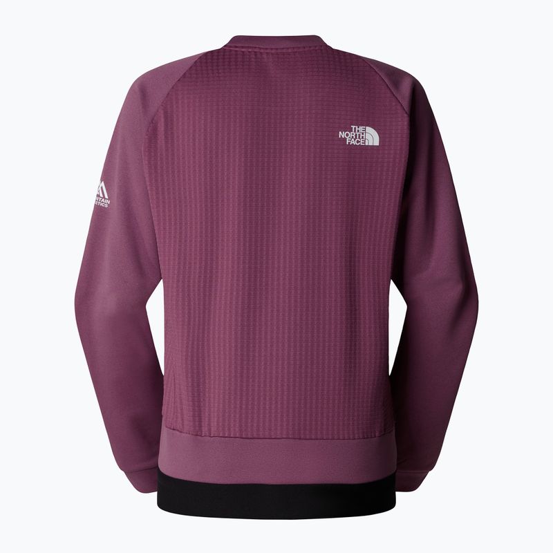 Women's The North Face Mountain Athletics Fleece Crew midnight mauve sweatshirt 5