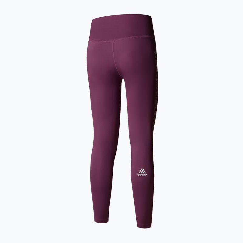 Women's running leggings The North Face Mountain Athletics 25In Flex Tight midnight mauve 5